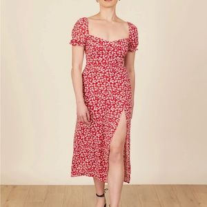 Red midi dress from Park & Fifth